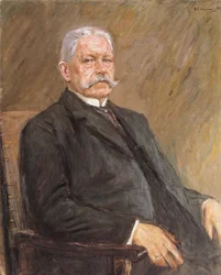 Ritratto del presidente del Reich Paul von Hindenburg